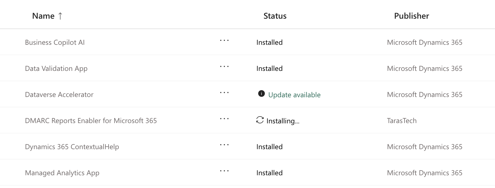 Solution is installing